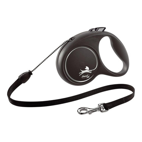 Flexi - Laisse Black Design M Cord 5m black/ silver Flexi FU22C5-251-S-SI Flexi  - Laisse pour chien