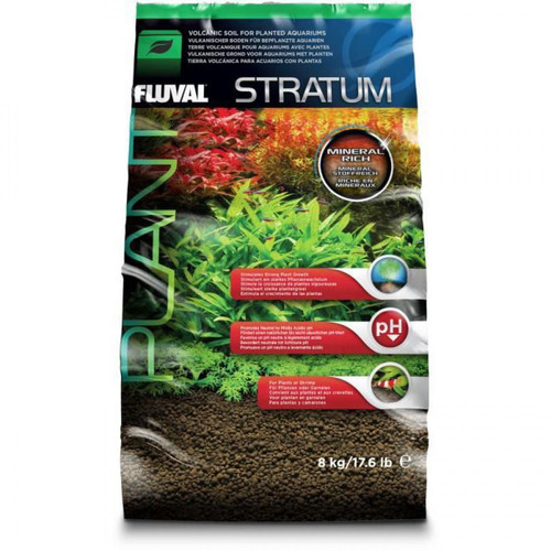Fluval - Substrat StratumFL plantes/crevet.,8kg - Fluval