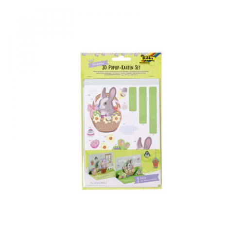 Folia - folia Kit de cartes PopUp 3D 'Printemps' () Folia  - Kit jardinage
