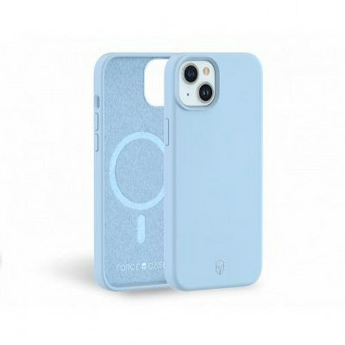Force Case - Force Case Coque Renforcée Silicone Compatible MagSafe pour iPhone 15 Bleu Force Case  - Coque, étui smartphone Force Case