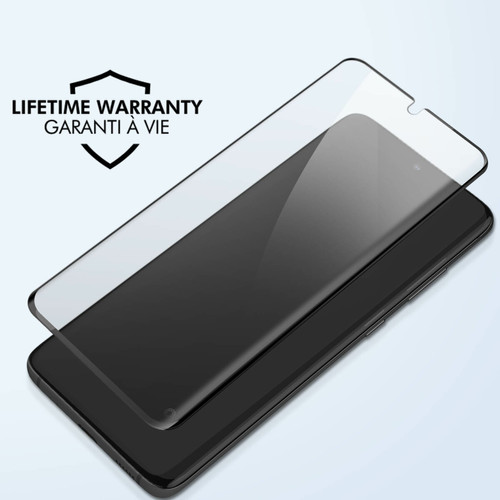 Protection écran tablette Verre Incassable pour Galaxy S20 Plus Dureté 9H+ Garantie à vie Force Glass Noir