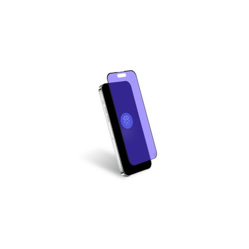 Autres accessoires smartphone Force Glass Protection d écran Forceglass Verre trempé 2,5D anti lumière bleue iPhone 15 Pro