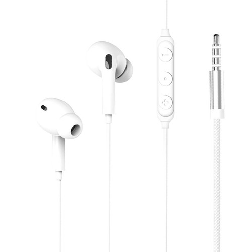 Force play - Écouteurs Jack 3.5mm Force Play Blanc Force play  - Ecouteurs Intra-auriculaires Ecouteurs intra-auriculaires