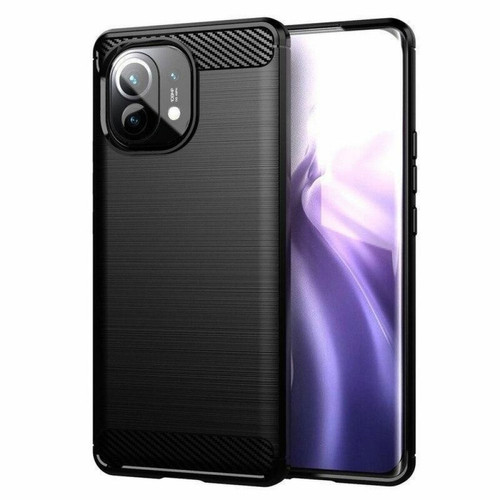 Forcell - coque forcell carbon pour xiaomi mi 11 lite 5g / mi 11 lite lte ( 4g ) / mi 11 lite ne
 noir Forcell  - Forcell