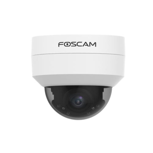 Foscam D4Z Caméra de Sécurité IP Extérieur Vision Nocturne 4 Mpx Zoom x4 Alarme Wi-Fi avec Alexa Blanc