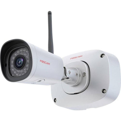Foscam - FI9915B Caméra Réseau Connectée Fibre de Verre Extérieur Protocole Vidéo Haute Vitesse Blanc - Sécurité connectée Foscam