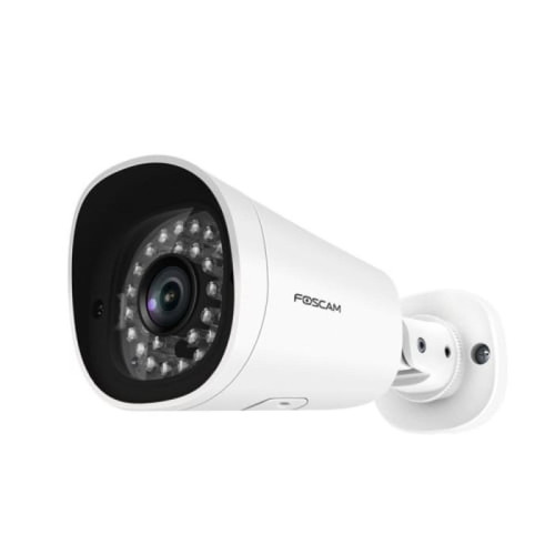 Caméra de surveillance connectée Foscam G4EP Caméra Réseau Connectée Extérieur Wi-Fi Vision Nocturne Montage Mural Blanc