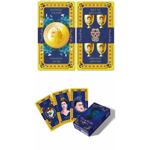 Jeux de cartes Fournier Fournier- Frida Kahlo Tarot pour collectionneurs, 1040721, Bleu