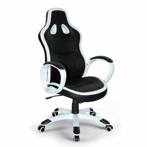 Franchi - Chaise de bureau sportif fauteuil gamer ergonomique simili cuir Super Sport Franchi  - Chaises simili cuir