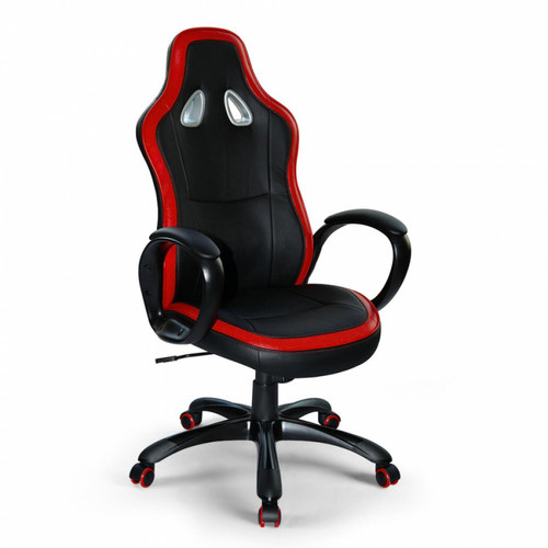 Franchi - Fauteuil de bureau sport racing gaming ergonomique éco-cuir Super Sport Fire - Chaise de bureau Chaises