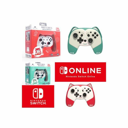 Freaks And Geeks - PACK 2 Manettes Bluetooth SWITCH Nintendo PANDY ANIMAL CROSSING SWITCH EDITION SPECIAL CADEAU DE NOEL POUR ENFANTS Freaks And Geeks  - Nintendo Switch