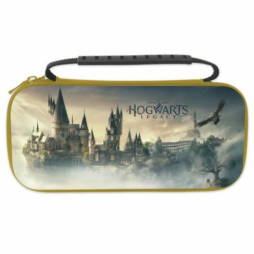 Micro-Casque Manette PS4 Bluetooth Harry Potter Hogwarts Legacy Vivet Doré Lumineuse 3.5 JACK + Sacoche Harry Potter XL Switch - Oled - Hogwarts