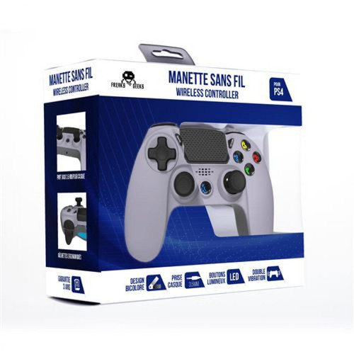 Freaks And Geeks - Manette sans fil pour PS4 Gris - Manette PS4