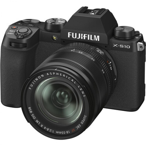 Fujifilm - Appareil photo hybride Fujifilm X S10 noir + XF 18 55mm f 2,8 4 R LM OIS Fujifilm  - Fujifilm