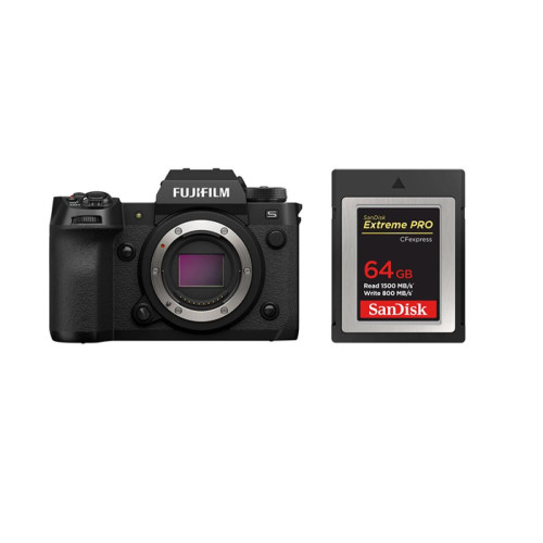 Fujifilm - Boîtier FUJIFILM X-H2S + Carte SanDisk 64 Go Extreme Pro CF CFexpress Type B Fujifilm  - Fujifilm