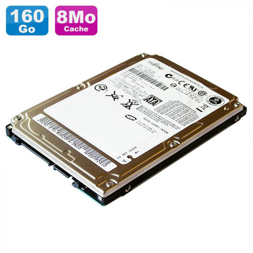 Fujitsu - Disque Dur 160Go SATA 2.5" Fujitsu MJA2160BH 5400RPM Pc Portable 8Mo - Disque dur reconditionné