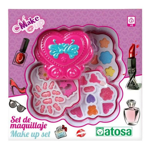 Fun - Kit de maquillage pour enfant Coeur Rose Fun  - Jeux d'imitation