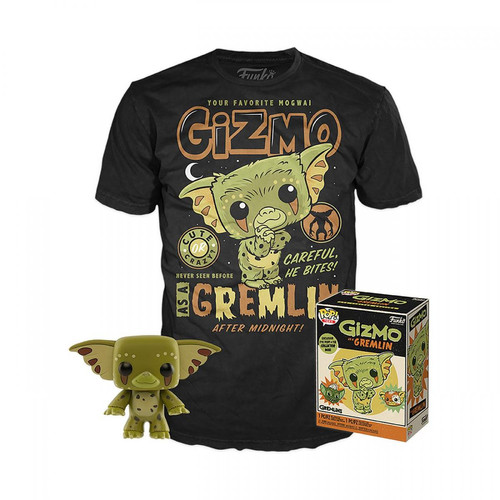Funko - Gremlins - Set figurine et T-Shirt POP! & Tee Gizmo heo Exclusive Funko  - Noël 2019 : Jeux & Jouets Jeux & Jouets