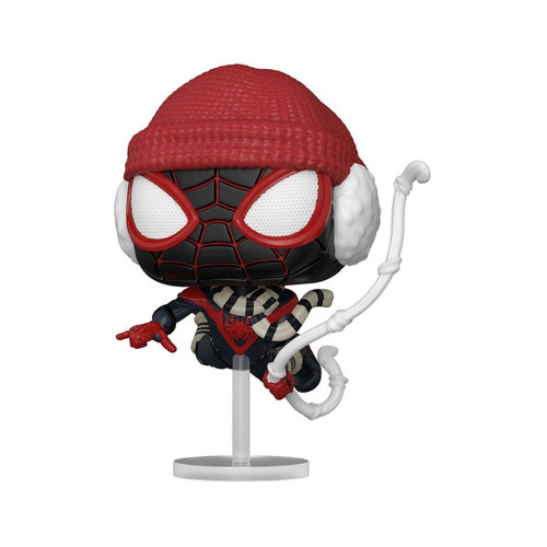 Funko - Marvel's Spider-Man - Figurine POP! Miles Morales Winter Suit 9 cm - Funko