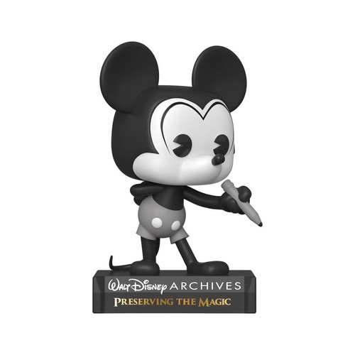 Funko - Mickey Mouse - Figurine POP! Mickey Mouse (B&W) 9 cm Funko  - Figurines