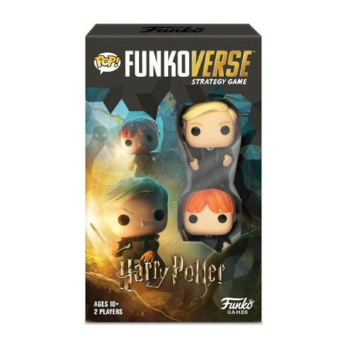 Funko - POP! Funkoverse - Jeu de strategie Harry Potter - 2 figurines Francais Funko  - Station d'accueil Photo et Vidéo