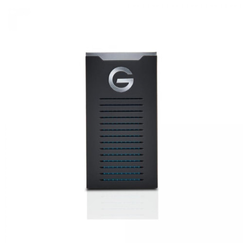 G-Technology - G-DRIVE Disque Dur SSD Externe 500Go 560Mo/s USB 3.2 Aluminium Noir - SSD Externe