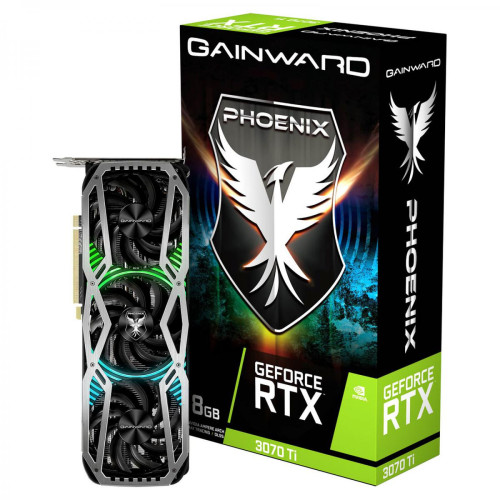 Gainward - Gainward 471056224-2713 NVIDIA GeForce RTX 3070 Ti 8 Go GDDR6X - Carte Graphique NVIDIA Non compatible vr