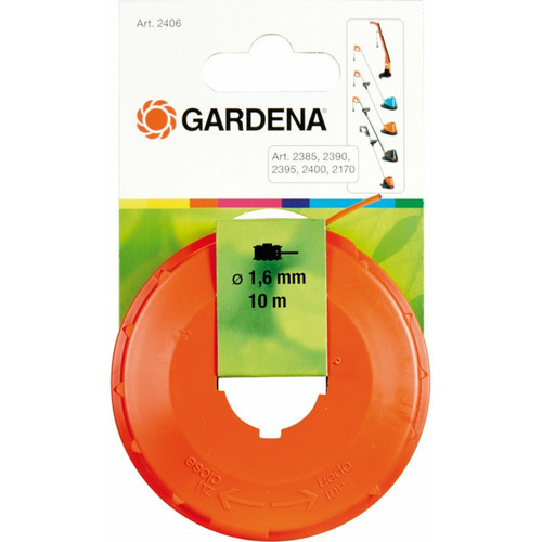 Débroussailleuses et motofaucheuses Gardena Gardena 02406-20 Cassette de fil de coupe complète gris/orange