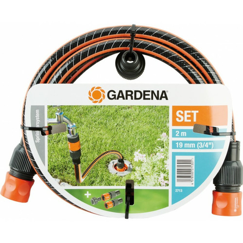 Gardena - Gardena Set de connexion grand débit Gris/Orange 30 x 20 x 20 cm Gardena  - Arrosage aérien Gardena