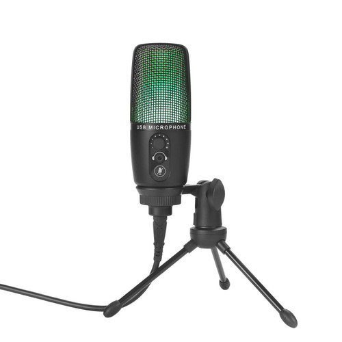 Gear4 Kit Microphone RGB Professionel GEAR4U   Streaming USB, Micro de Studio  avec Support de Bras Filtre Anti-Pop pour Streamer