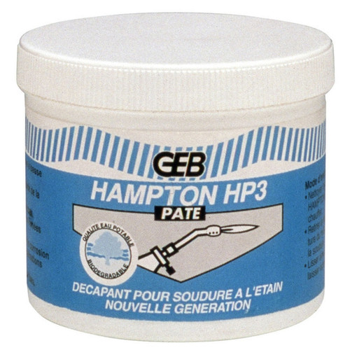 Accessoires de soudure Geb décapant pâte - geb hampton hp3 pour brasage tendre - pot 75 ml - geb