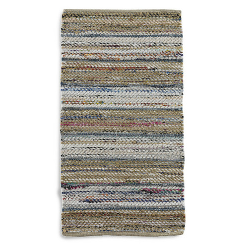 GEESE HOME - 6840-Tapis jute, coton et polyester 60x120 cm GEESE HOME  - GEESE HOME