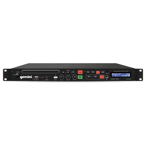 Gemini - Gemini CDMP-1500 lecteur professionnel CD/MP3/USB simple (1U) CMDP-1500 Gemini  - Equipement DJ