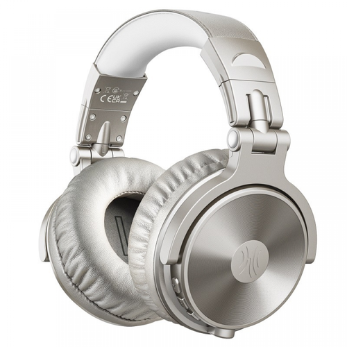 General - Casque Bluetooth sur l'oreille, casque Hi-Res sur l'oreille pour la surveillance et le mixage en studio, casques pliables avec son stéréo sans fil/filaire, oreillette en cuir protéiné(or champagne) General  - Son audio