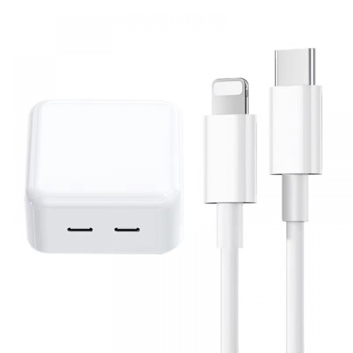 General - Chargeur Apple 13 14 rapide, chargeur iPhone 35 W charge rapide,  cordon USB C vers Lightning de 0,9 m avec chargeur USBC compatible avec  iPhone 14 13 12 11 Pro