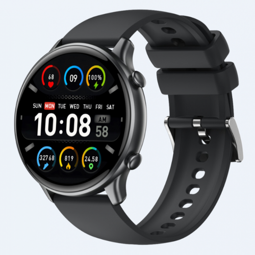 General - Montre intelligente, écran tactile couleur de 1,3 pouces IP68 étanche compteur de calories surveillance du sommeil podomètre montres suivi d'activité, compatible Android IOS(noir) General  - Montre et bracelet connectés