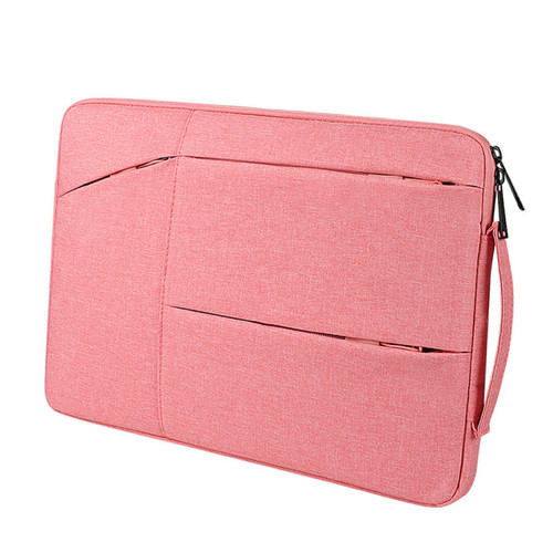 Sacoche, Housse et Sac à dos pour ordinateur portable Generic 14.1-15.4 Pouces Waterpoof Laptop Briefcase Bag, 360° Notebook Tablet Bag Pink-14.1-15.4 pouces
