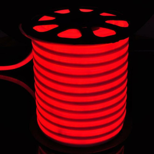 Generic - Fanlive 8 * 16mm 12V LED néon bande flexible 5050 2835 120 LED imperméable à l'eau flexible LED cord-Dc12v,Rouge Generic  - 8 tube
