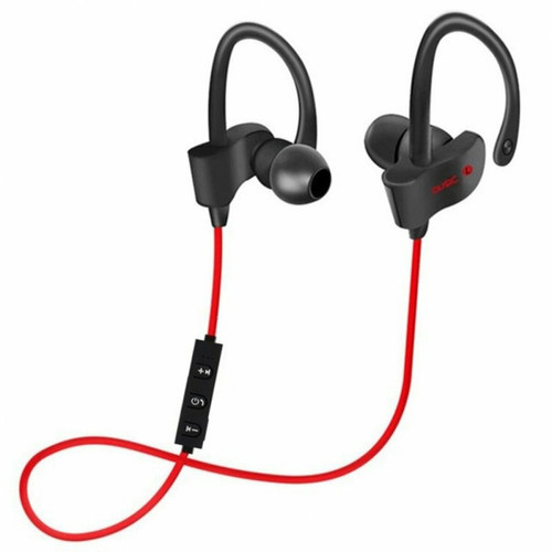 Generic - Écouteurs Sans Fil 4.1 Compatibles Bluetooth Écouteurs Intra-Auriculaires Stéréo Doubles Écouteurs De Sport Rouge Vif Generic  - Son audio