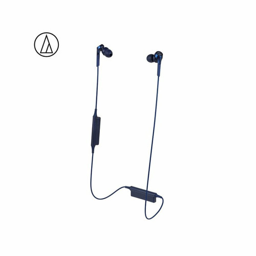 Generic - Original Audio-Technica Ath-Cks550Xbt Écouteur Bluetooth Casque De Sport Sans Fil Compatible Avec Bleu Generic  - Casque audio bleu