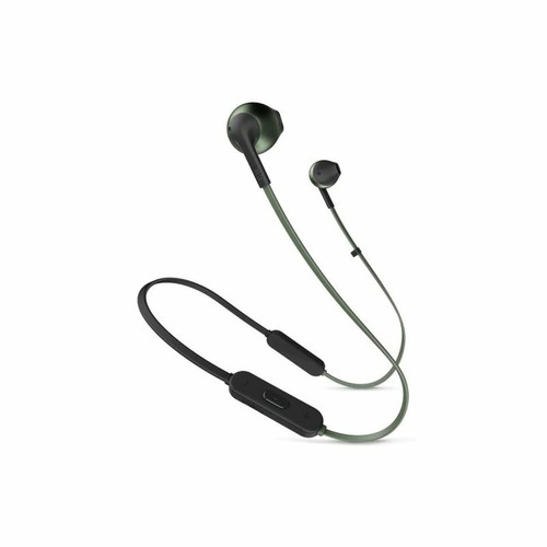 Ecouteurs intra-auriculaires Generic Casque D'Origine Jbl T205Bt Compatible Bluetooth Casque Semi-Intra-Auriculaire Sans Fil Écouteurs Vert