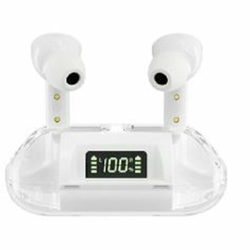 Generic - Tws Casque Sans Fil Bluetooth 5.3 Design Translucide Hifi Stéréo Binaural Sports Headset Blanc Generic  - Ecouteurs Intra-auriculaires Ecouteurs intra-auriculaires