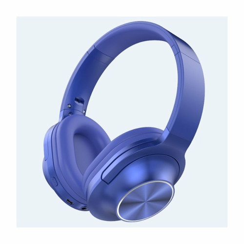 Generic - 3700A Casque Sans Fil Bluetooth Microphone Jeu Casque Stéréo Pliable Contrebasse Bleu Generic  - Micro-Casque