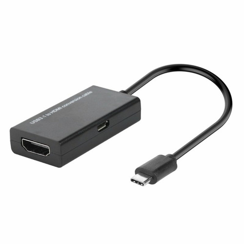2 en 1 1080P USB femelle vers HDMI mâle HDTV câble adaptateur pour iPhone  Android