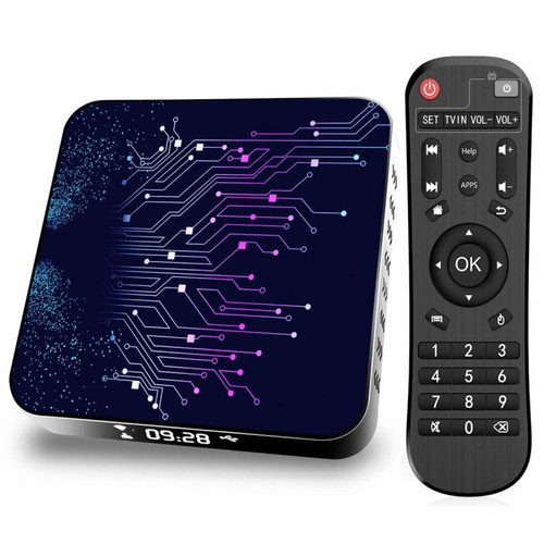 Generic - 4 64Gb Tv Box Tp02 Rk3318 Android 10 Tv Box Avec Télécommande 4 64G_Eu Plug Generic  - Box TV (Apple TV, Chromecast...)