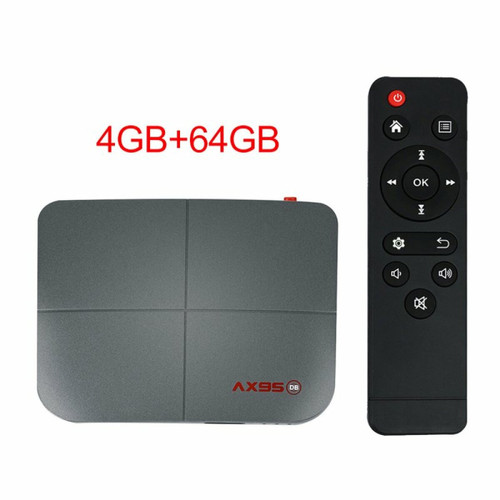 Generic - 1 Abs Material Ax95 Smart Tv Box Android 9.0 Prend En Charge La Version Dolby Tv Google Store 4 64G_Us Plug Generic  - Box TV (Apple TV, Chromecast...)