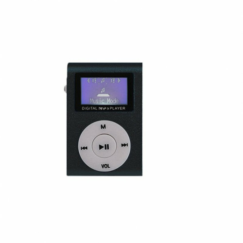 Generic - Mini Cube Clip-Type Lecteur Mp3 Affichage Rechargeable Portable Musique Haut-Parleur Avec Écouteur Câble Usb Noir Generic  - Lecteur MP3 / MP4 Bluetooth