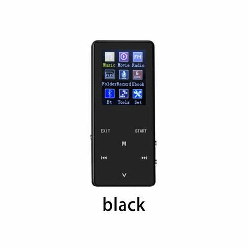 Generic - K1 1.8 Pouces Lecteur Mp3 8G 16G 32G Hifi Bruit Haut-Parleur Intégré Enregistreur E-Book Prise En 32 Go Noir Generic  - Lecteur MP3 / MP4 Bluetooth