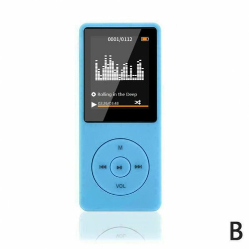 Generic - Bluetooth Mp3 Music Player Portable Mp4 Fm Radio Externe Ultra-Mince Étudiant Mp3 Enregistrement Stylo Bleu Generic  - MP3