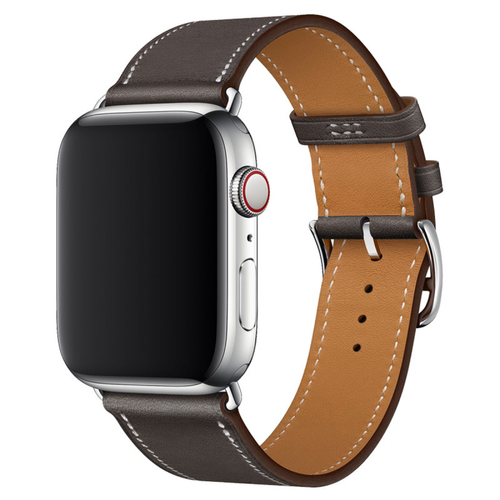 Generic - Bande de boucle en cuir de haute qualité bande de montre Apple 4 beige 42 mm ou 44 mm ou 45 mm Generic  - Accessoires bracelet connecté